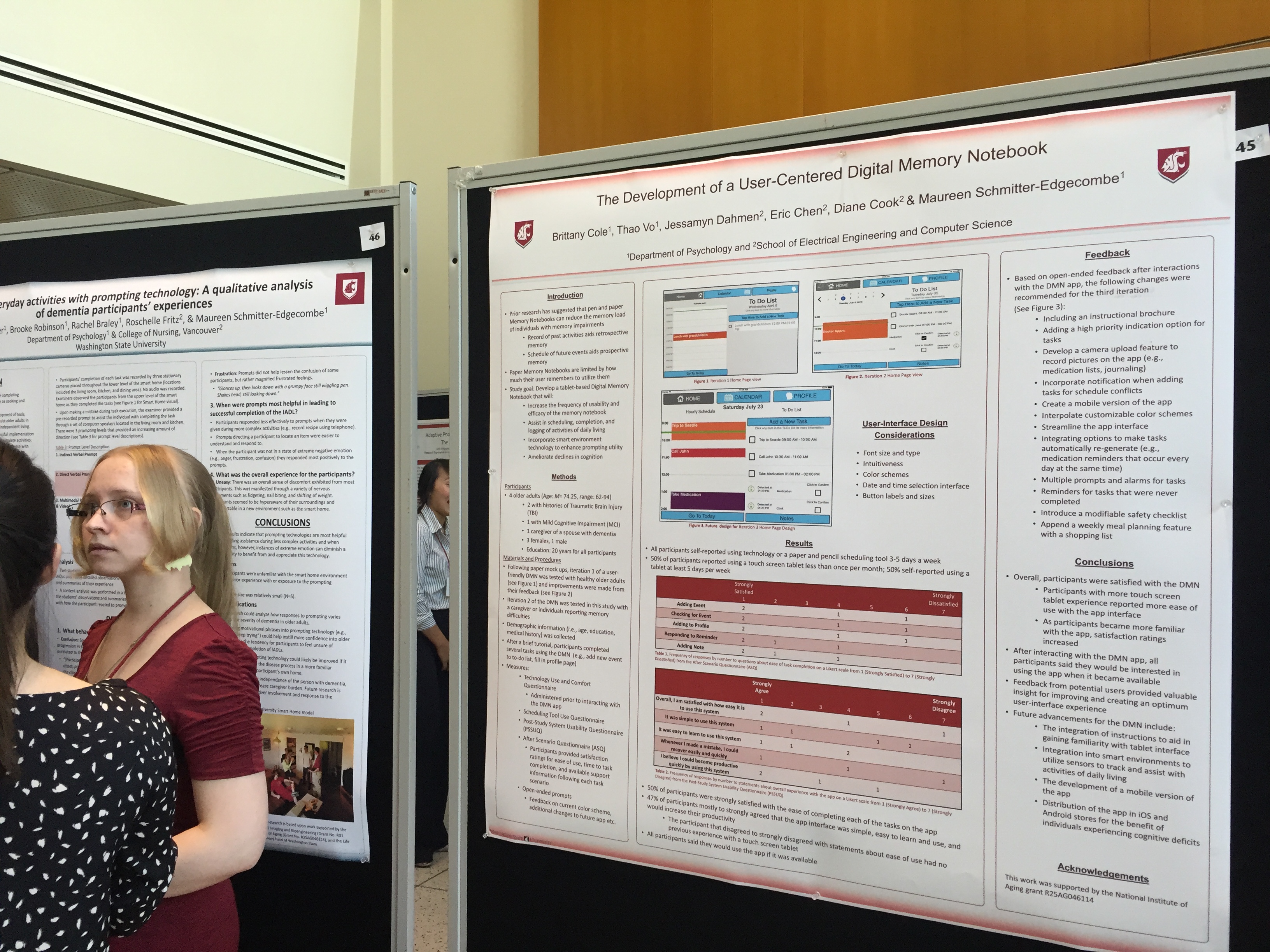 Picture of Brittany with her poster